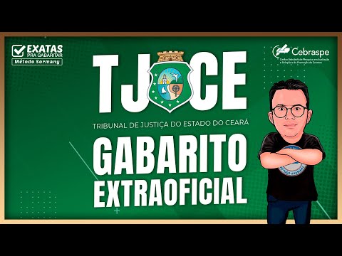 TJ CE 2023 | GABARITO EXTRAOFICIAL -  RACIOCÍNIO LÓGICO
