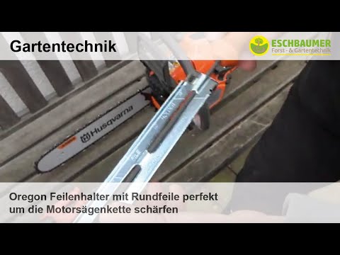 Oregon Feilenhalter mit Rundfeile perfekt um die Motorsägenkette schärfen