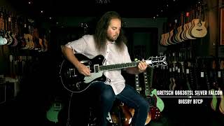 Video thumbnail for Test Drive | Gretsch G6636TSL Players Edition Silver Falcon Center Block by Detroit Guitar