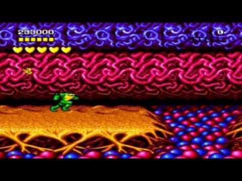 [Sega Genesis] - Battletoads - Level 3 - Turbo Tunnel (Warp Point)