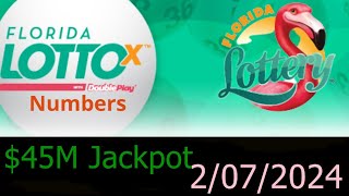 Florida Lotto Winning Numbers 7 February 2024. Today FL Lotto Drawing Result Wednesday 2/07/2024