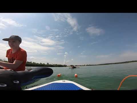 E-SUP FOIL SURF Hainer See 07-2021 Gongfoil SPS