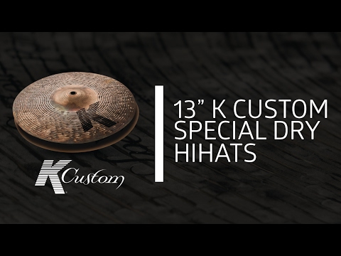 Zildjian 13" K Custom Special Dry HiHat Pair image 2