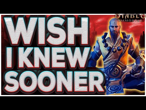 Diablo Immortal WISH I KNEW SOONER - Tips Tricks for Beginners and New Players