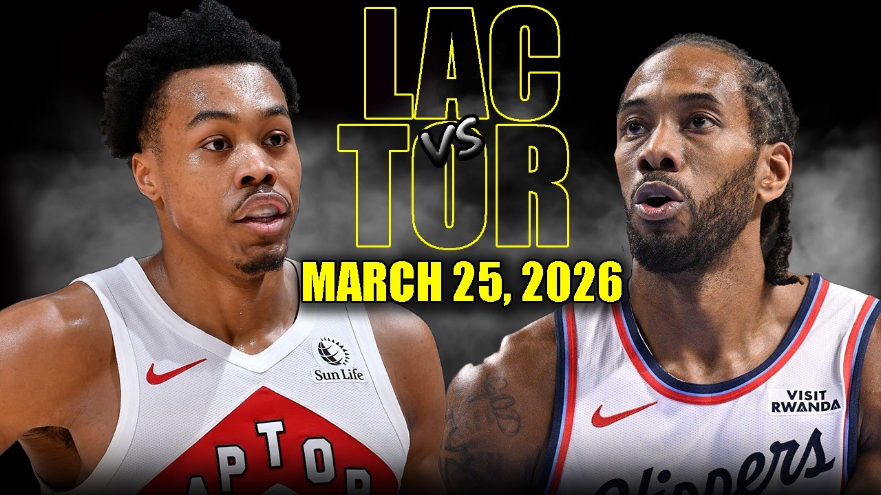 3월26일 LA클리퍼스 토론토 NBA 하이라이트