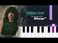 Conan Gray - Winner | Piano Tutorial