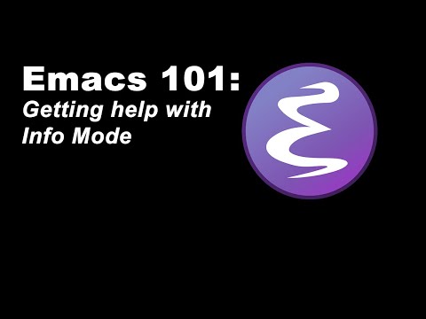 Emacs: How to get help with  Info Mode