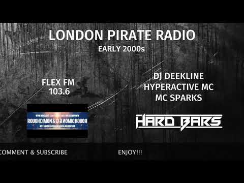 FLEX FM 103.6 DJ DEEKLINE, HYPERACTIVE MC & MC SPARKS (London Pirate Radio Early 2000s)