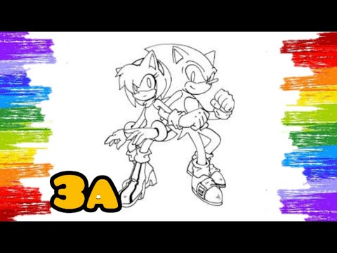 Sonic & Amy Rose Coloring Pages/ Alan Walker- Fade [NCS Release]