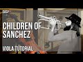How to play Children Of Sanchez (Motif) by Chuck Mangione on Viola (Tutorial)