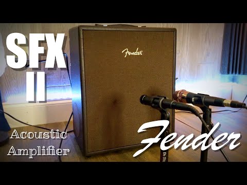 Fender Acoustic SFX II 2-Channel 2 x 100-Watt Acoustic Guitar Combo 2020 - Present - Brown image 4