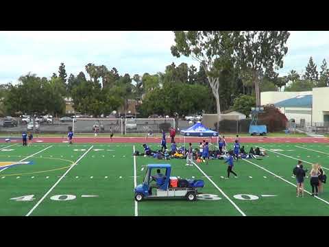 VarB 300m Hurdles vs Fountain Valley 3-21-18 - Los Alamitos Boys