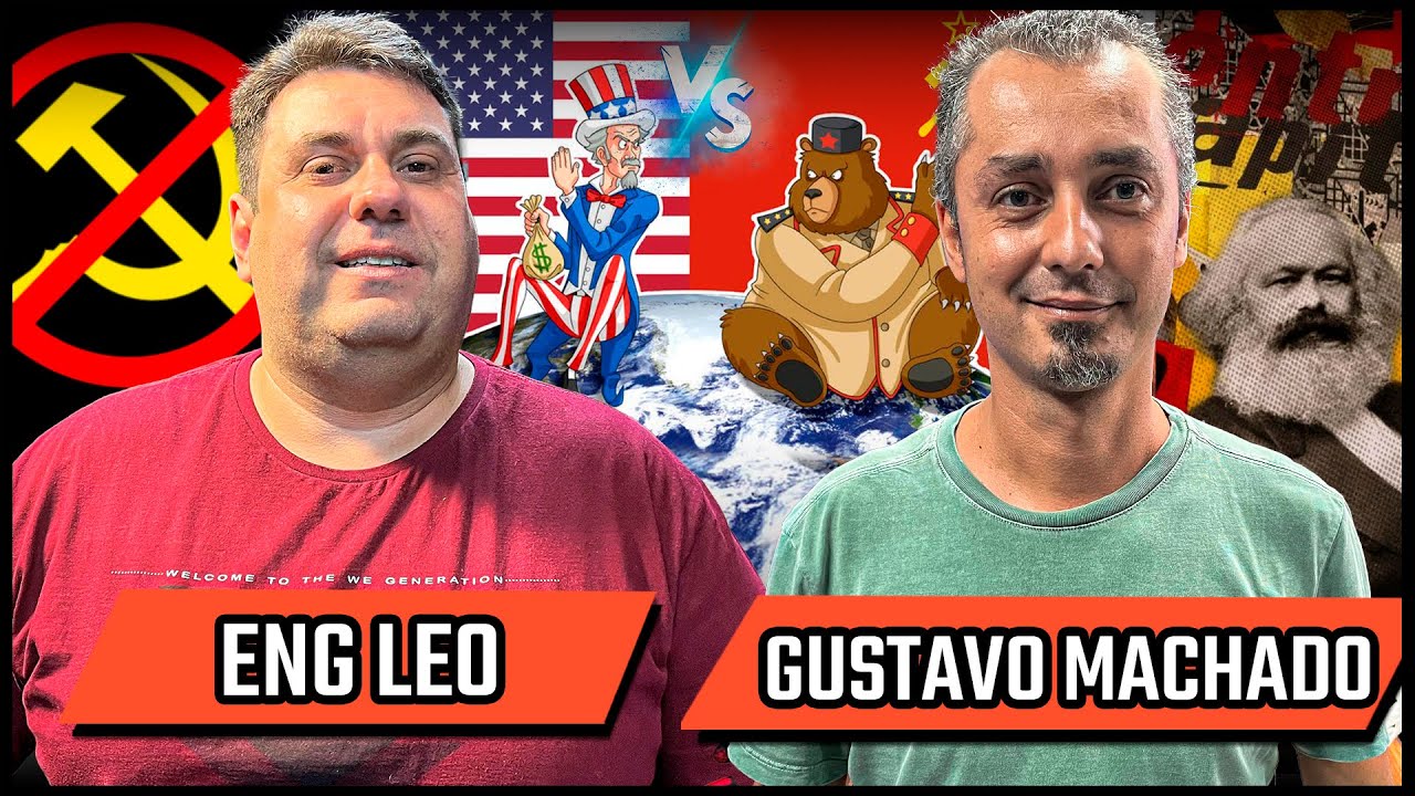 DEBATE - ENG LEO x GUSTAVO MACHADO (orientação marxista) - PODCAST 3 IRMÃOS #674