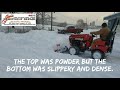 The Steiner 450 Diesel Tractor with a 72" BD272 Power Angle Blade in Action!