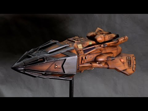 Star Trek Kazon Torpedo. Model build