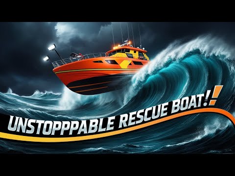 The Unstoppable Rescue Boat That Can’t Be Flipped!
