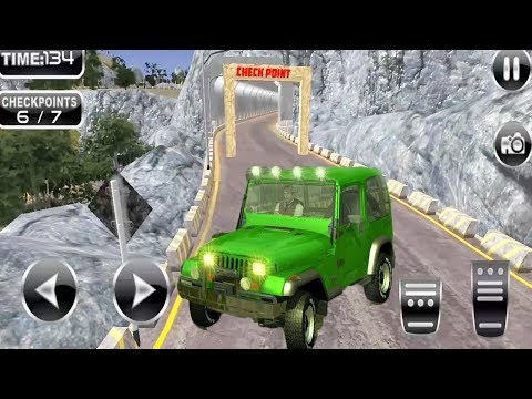 Offroad Jeep Driving Extreme Racing Simulator Game || Jeep Car Stunt Driving Game 3D - Best Gameplay