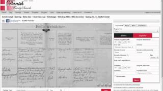 Indtastning af kirkebøger hos Danish Family Search