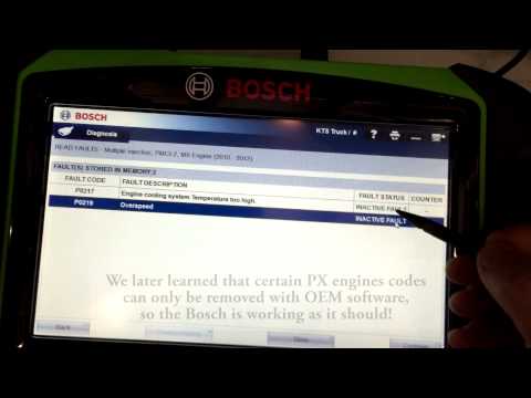 BOSCH ESI Heavy Truck Diagnostic Tool & Scanner Reviewed - 2011 Peterbilt with MX Engine