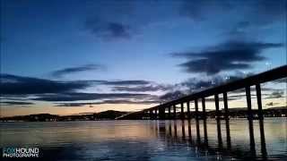 preview picture of video 'River Tay, Road Bridge Sunset - Dundee (Timelapse)'