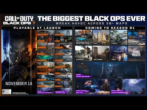 FIRST LOOK: Black Ops 7 Season 1 Revealed... (DLC 1 Zombies, Remastered Maps & Weapons)