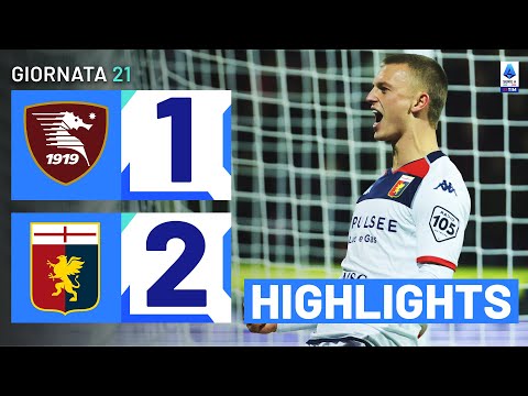 Video highlights della Salernitana vs Genoa (1 a 2) - Giornata 21 - Fantacalcio e fantamedie