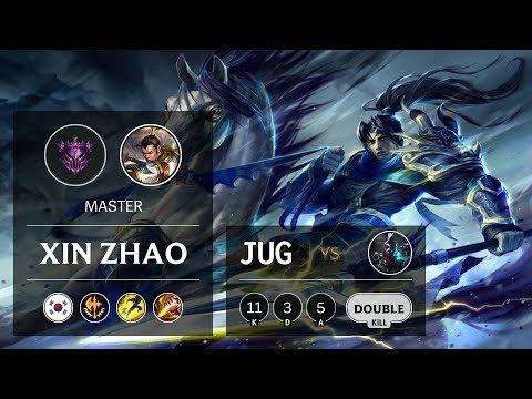 Xin Zhao Jungle vs Ekko - KR Master Patch 9.22