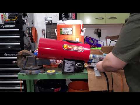 How to start a Mr. Heater sunrite propane heater