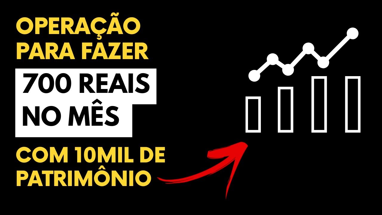 COMO FAZER 700 REAIS NO MÊS COM SOMENTE 10MIL REAIS DE PATRIMÔNIO USANDO OPÇÕES