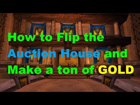 How to make a ton of GOLD  FLIPPING Mats in the Auction House Shadow of Argus patch 7.3 WoW