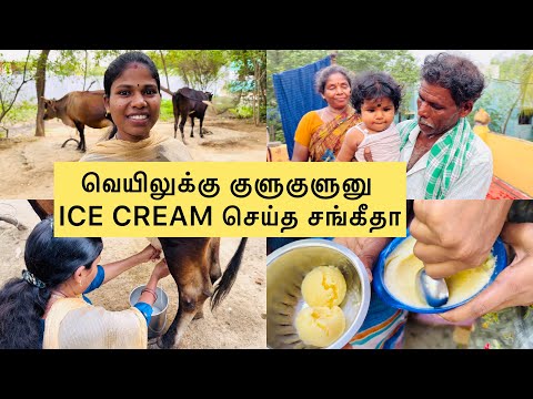 வெயிலுக்கு குளுகுளுனு Ice Cream செய்த சங்கீதா | Sangeetha Vinoth