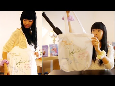 Tote bag & mon design Vegan Happy Harmony : quel message, quel usage Video