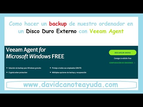 #GRATIS Hacer backup de tu ordenador a un disco duro externo con veeam Agent #GRATIS