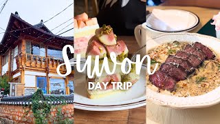 Suwon day trip - hanok cafe, steak pasta, starfield suwon, notting hill bakery