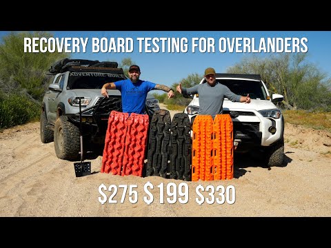 OVER $200 RECOVERY BOARD TESTING FOR OVERLANDERS | EXITRAX VS MAXTRAX VS ARB TRED |WE FOUND THE BEST