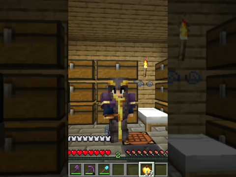 full  Netherite armor in street Kingdom 👑 // #minecraft #shorts