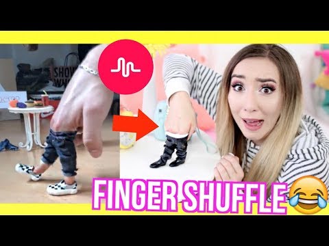 MEIN FINGER SHUFFLE im BARBIE OUTFIT...(musical.ly) Video