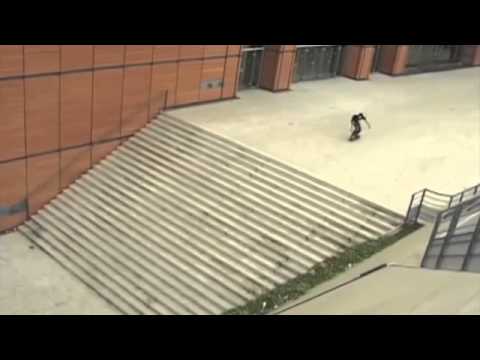 Ali Boulala — 25 stairs ollie, all attempts