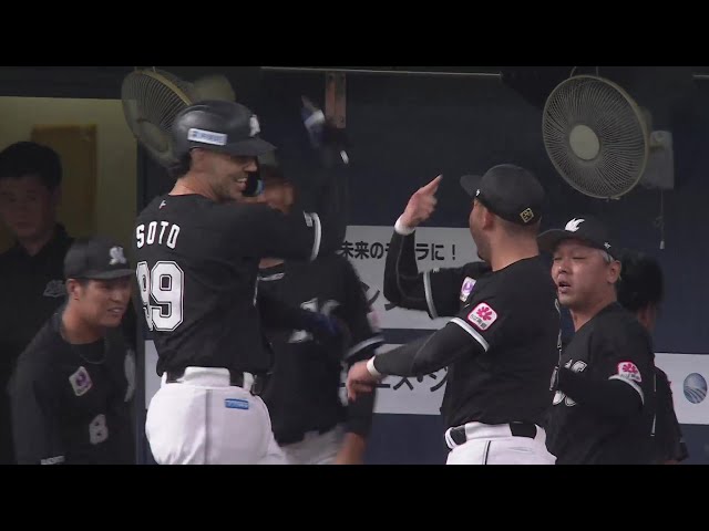 【5回表】2打席連続!! マリーンズ・ソト センターへ18号ソロHRを放ち追加点を奪う!!  2024年9月10日 オリックス・バファローズ 対 千葉ロッテマリーンズ