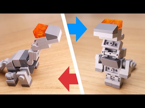 LEGO brick Brontosaurus transformer robot tutorial Braky #LEGO #MOC #レゴ変形ロボ #レゴアイデア #레고변신로봇