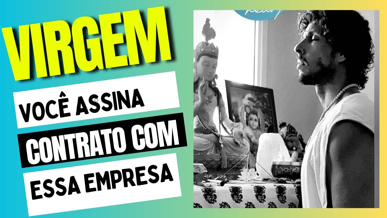 ♍️ VIRGEM: VOCÊ ASSINA CONTRATO COM UMA GRANDE EMPRESA. TAROT TERAPÊUTICO.
