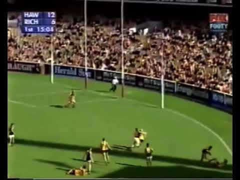 Luke Hodge - 1st kick in AFL