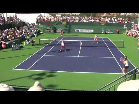 Petrova/Kirilenko vs. Benesova/Zahlavova-Strycova - 2012 BNP Paribas Open