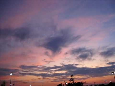 continued video of the sunset