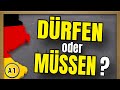 GERMAN EXERCISE A1 - Übung Modalverben DÜRFEN & MÜSSEN  | Practice without ENGLISH