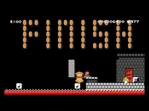 Super Mario Maker | Mario Kart Shell Race