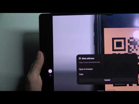 How to Find QR Scanner on SAMSUNG Galaxy Tab S8 Ultra - Scan QR Code