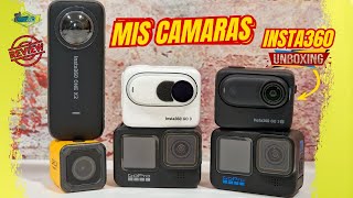 📸Mis CAMARAS📸 / insta360 go 3 / insta360 one X / gopro / sony zv 01 / insta360 flow / mavic mini