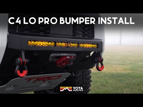 Installing A C4 Lo Pro Bumper | Winch & Light Bar | Toyota 4Runner