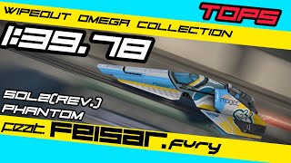Wipeout Omega collection Time trial Sol2 Reverse Phantom class 1:39.78
